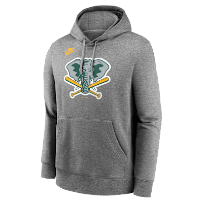 Athletics Cooperstown Logo Club Men's Nike MLB Pullover